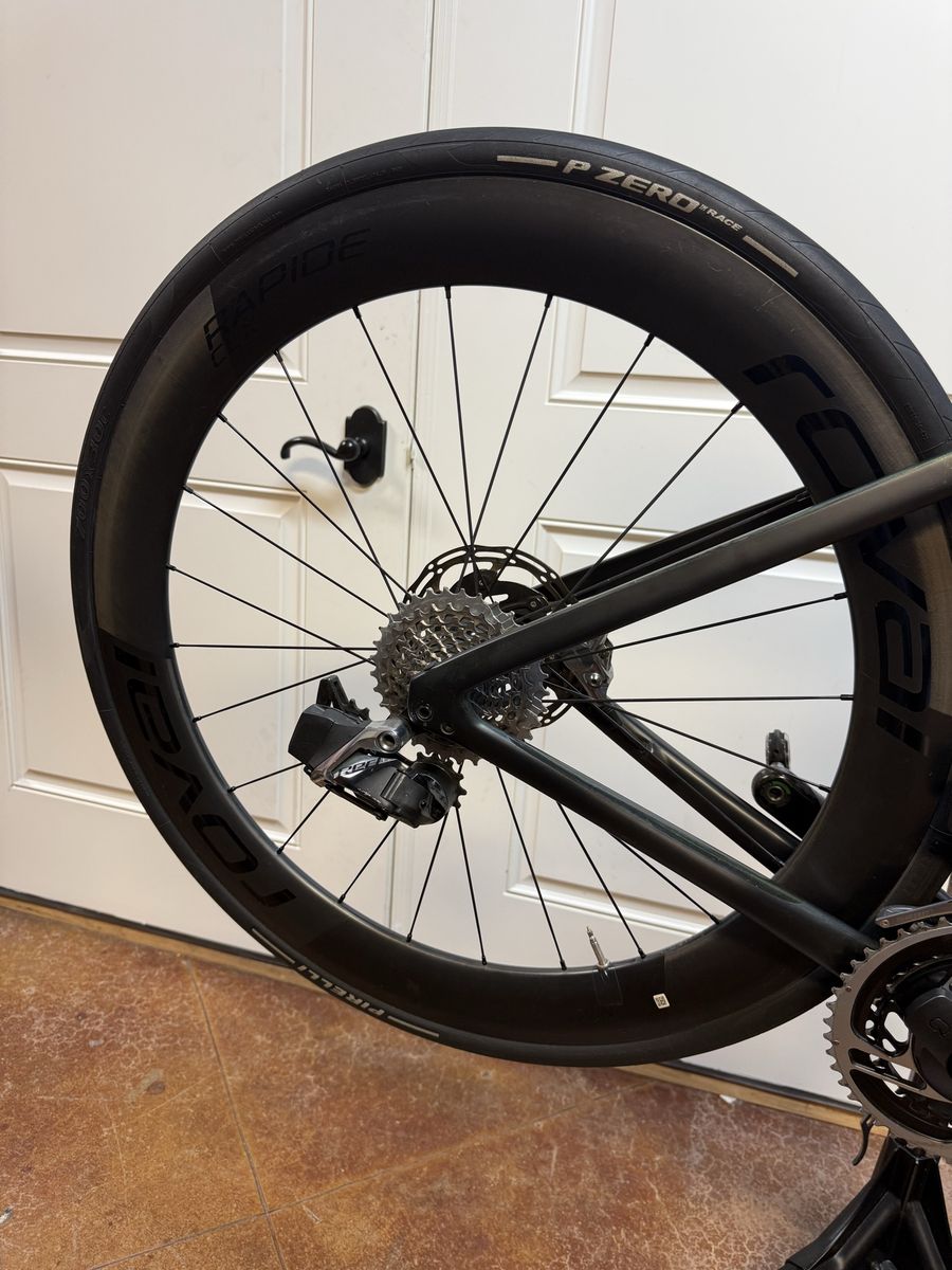 Roval CLX Carbon Wheel Set- DT Swiss 180 XDR w/ SRAM CLX-R  160 Rotors & Pirelli Race P30 Tires