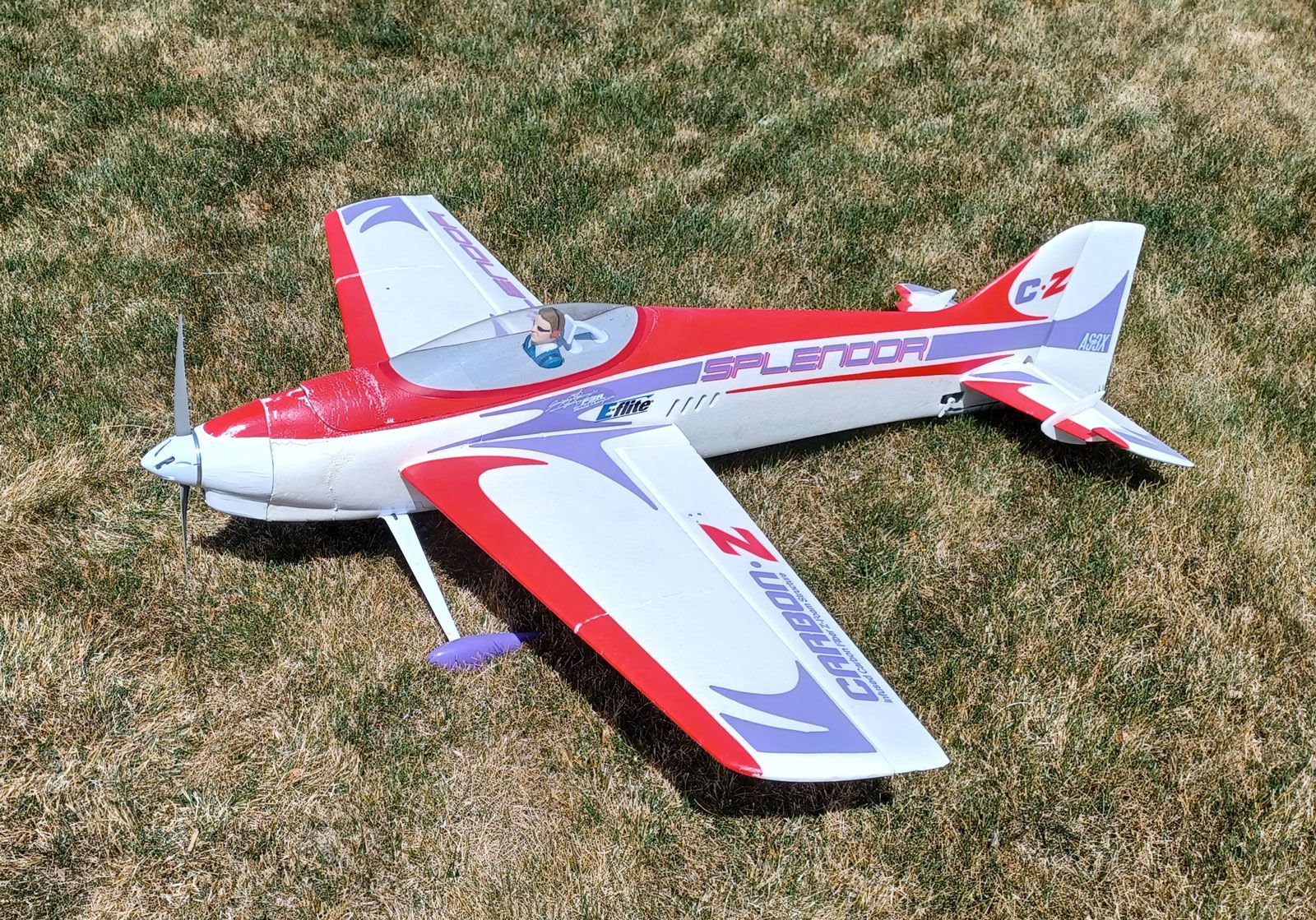 Splendor E Flite Radio Control Airplane