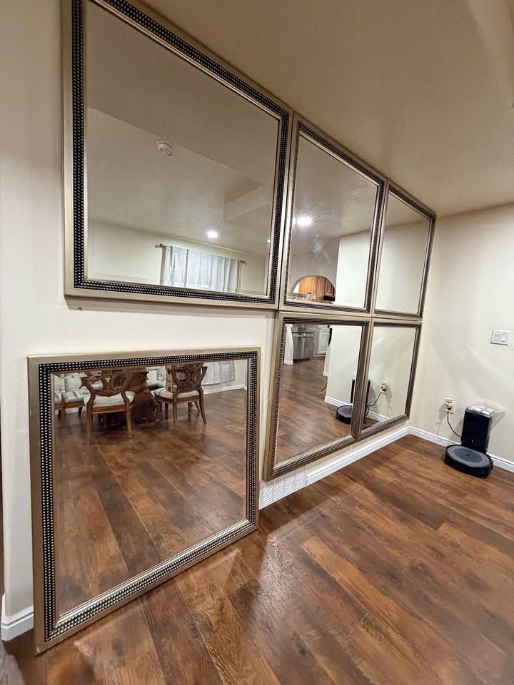 Mirrors, H3.6in x W3.4in