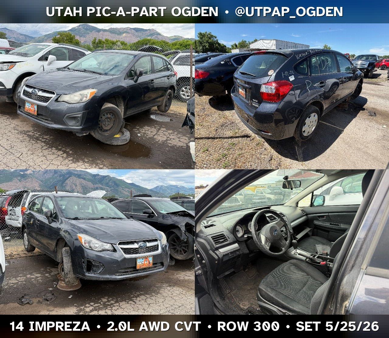 2014 Subaru Impreza Parts - UTPAP Ogden