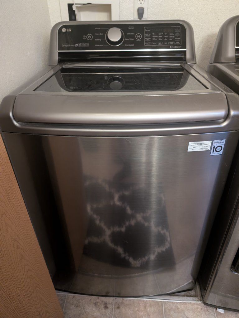 LG WT7200C Top Load Washing Machine - Graphite Steel Inverter Direct Drive