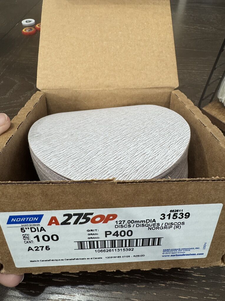 5 Inch Sanding Discs Box Of 100