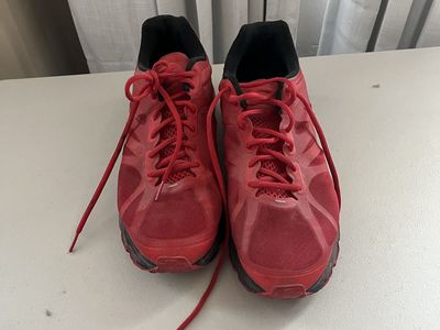 Nike Air Max Red Athletic Shoes - Men's Size 13