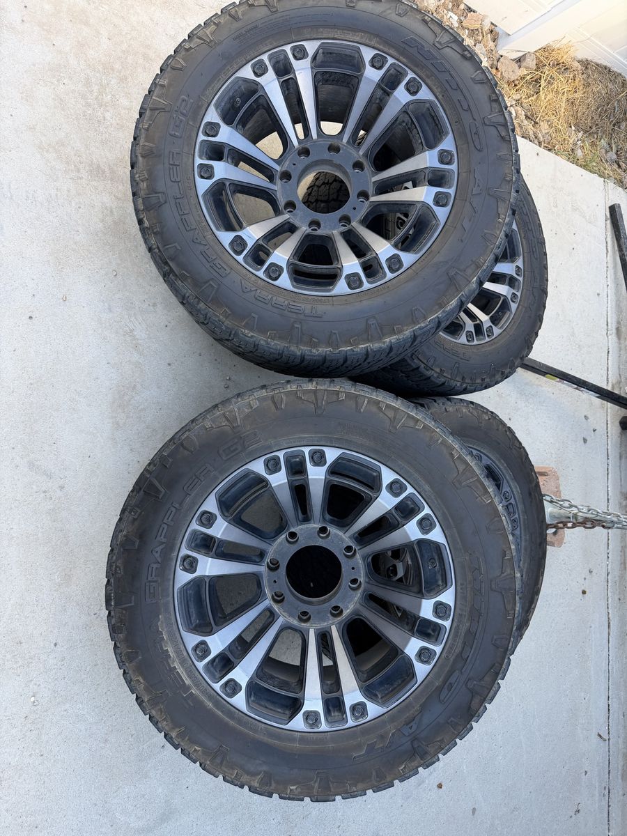 8x180 20x10 XD wheels with nitto tires