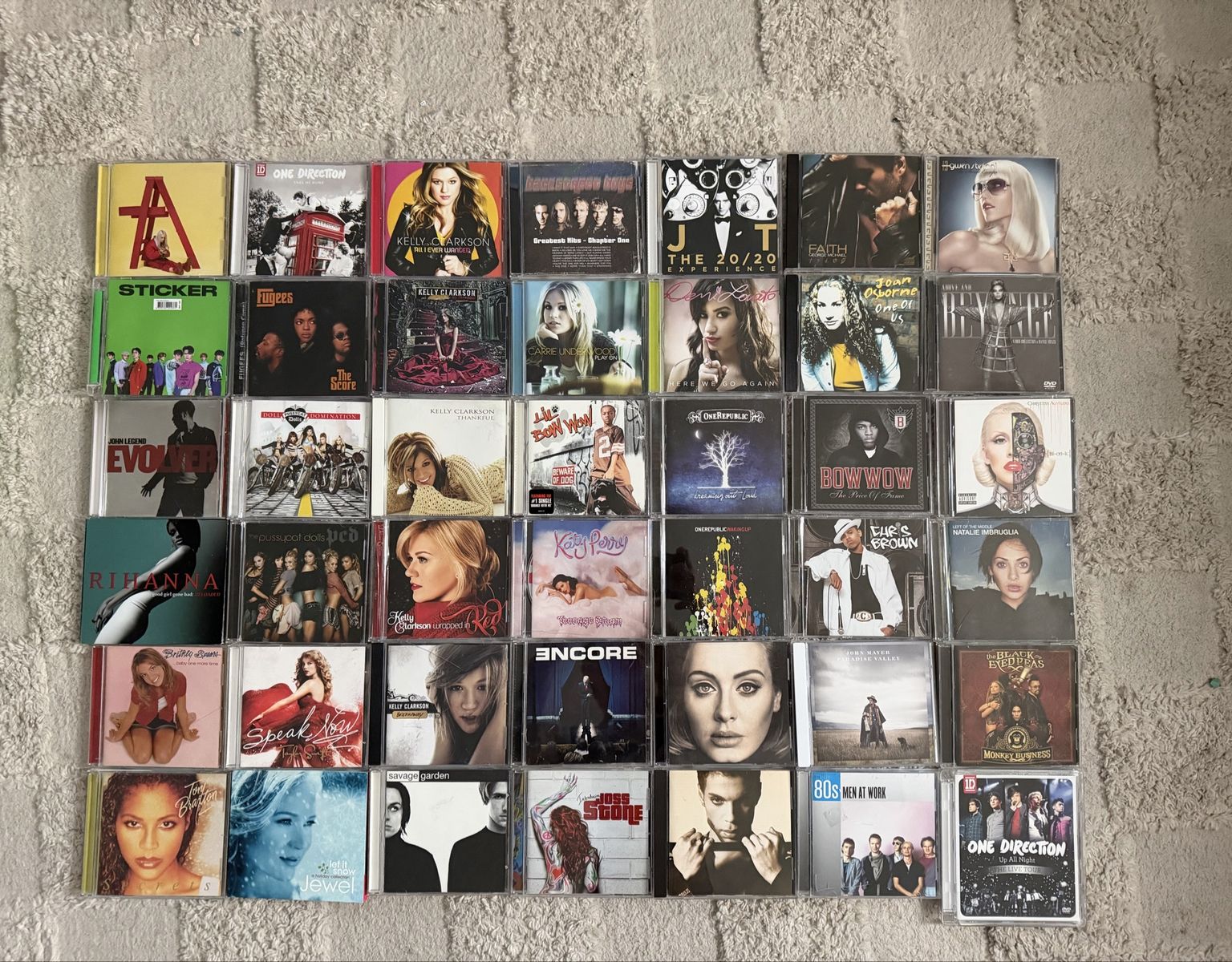 Pop, rock &  Hip hop  CDs