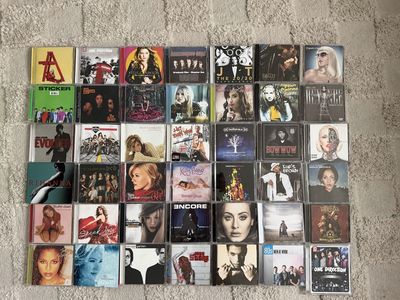 Pop, rock & Hip hop CDs
