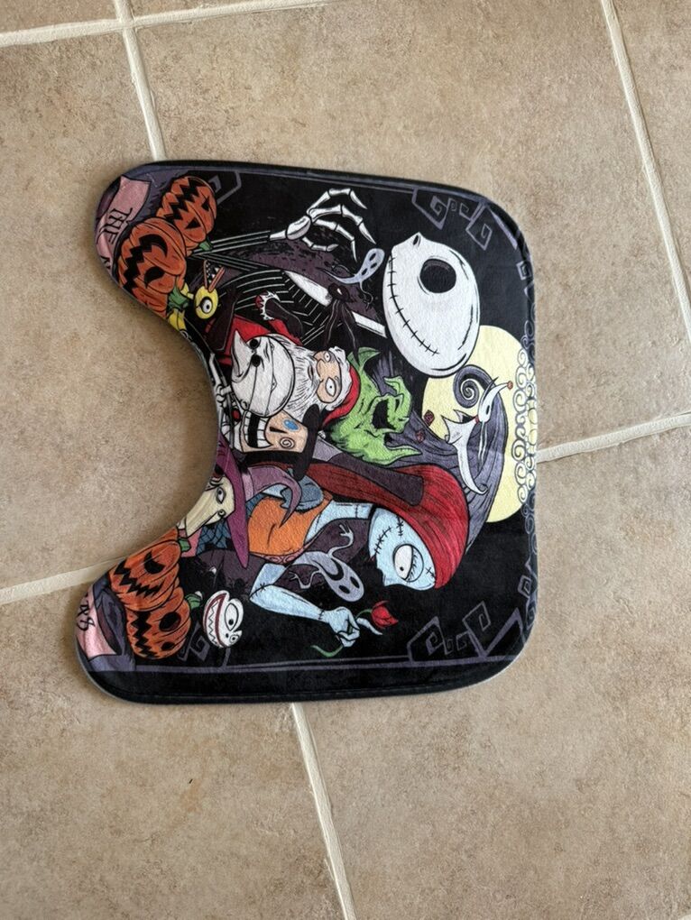 Disney The Nightmare Before Christmas Toilet Rug
