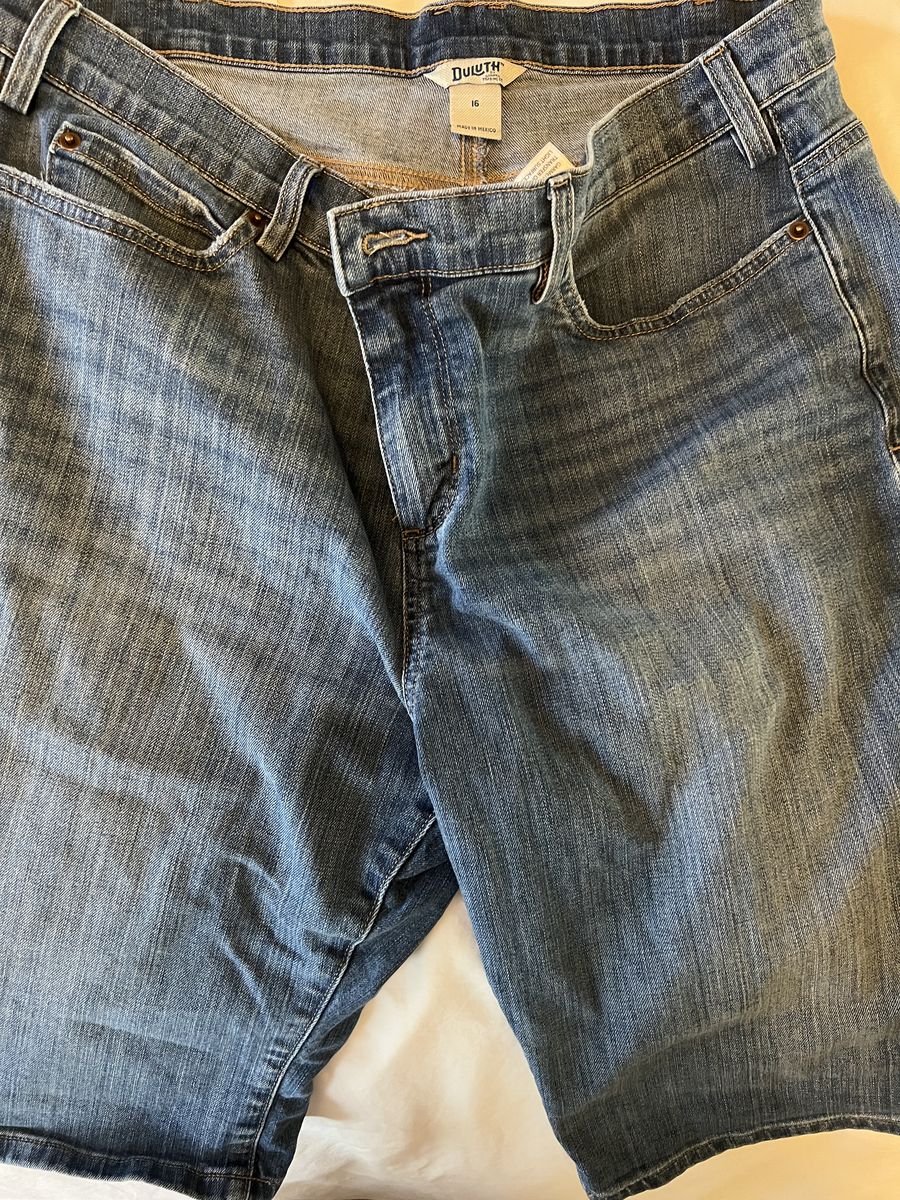 Duluth Trading Co. Denim Bermuda Shorts