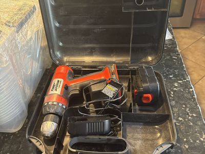 Black & Decker FireStorm Drill Kit with Case, Battery, and Charger