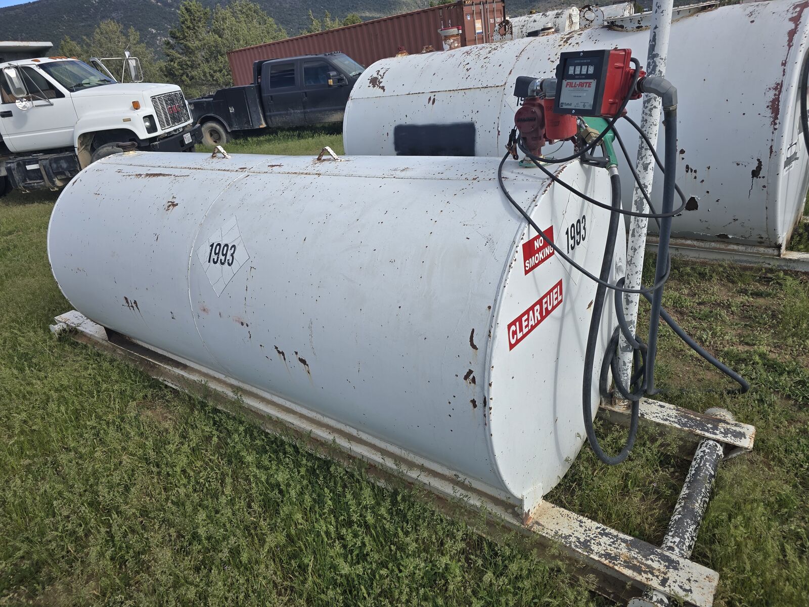 Large diesel fuel, gas, water, chemical tanks