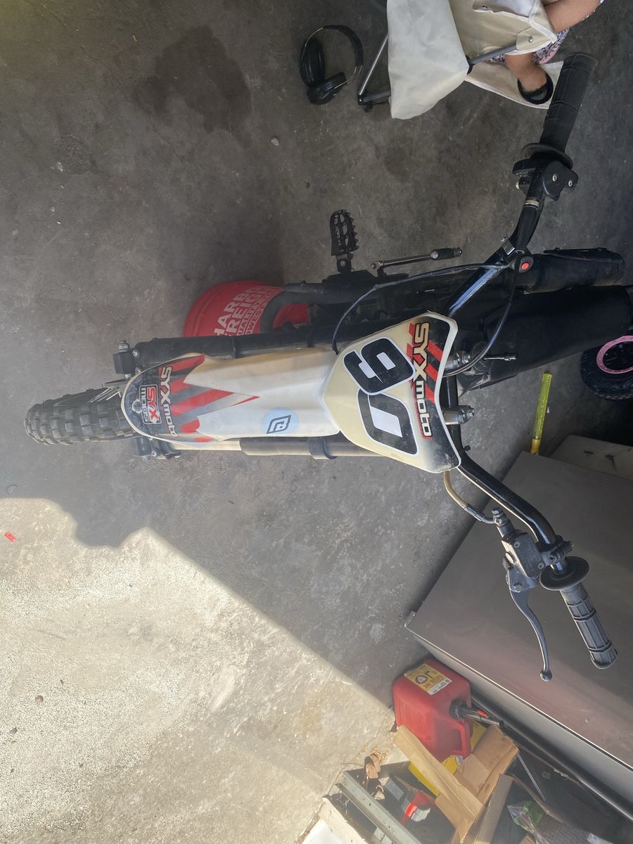 SYX Moto Kids Dirt Bike - White/Red (Used)