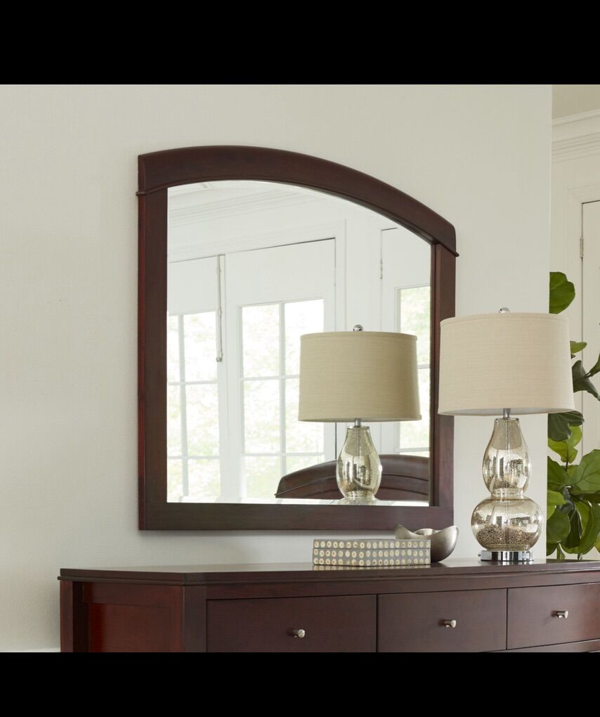 Brighton Mirror In Cinnamon