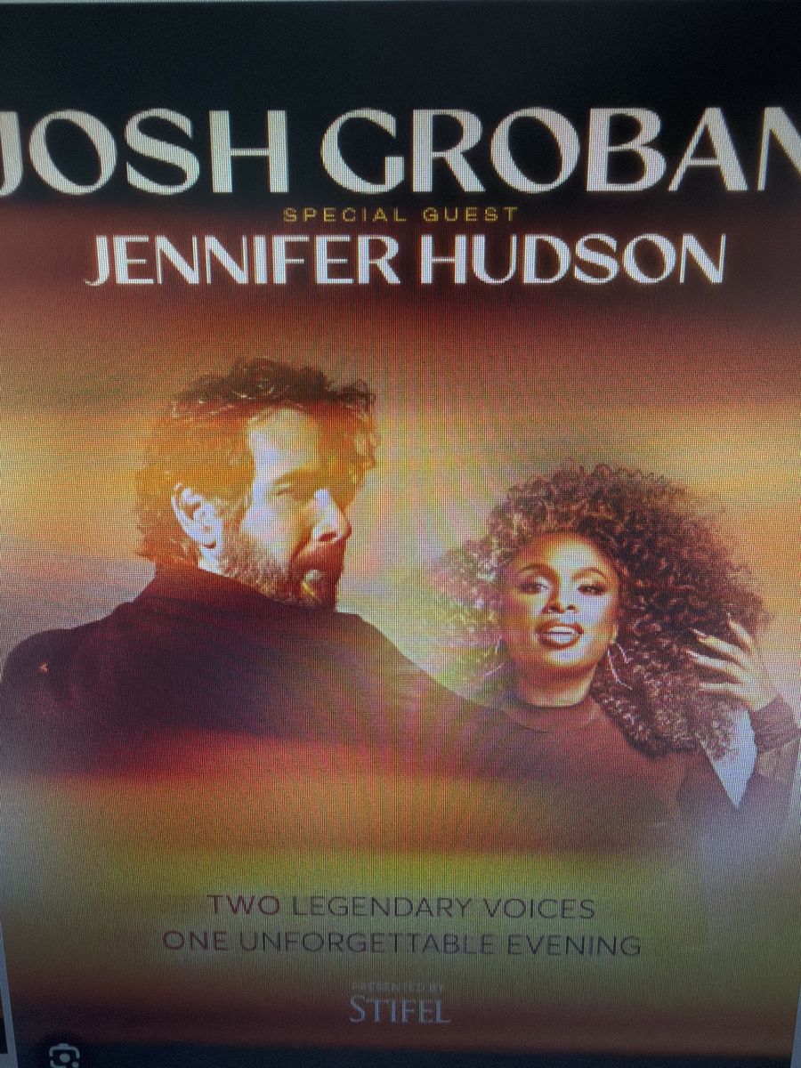 JOSH GROBAN AND JENNIFER HUDSON AT THE MAVERIK CENTER  - JULY 3rd