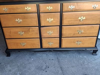 hardwood contemporary 12 drawers dresser