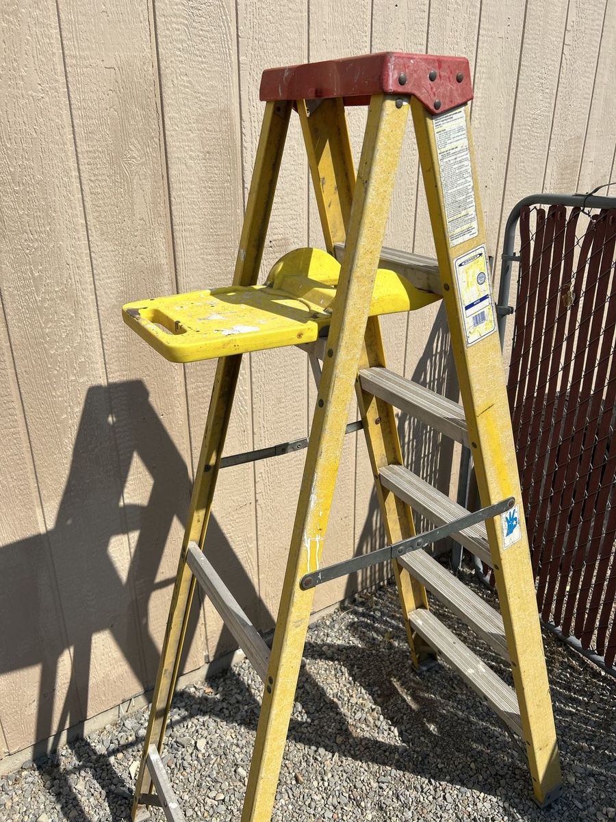 6' ft/foot Fiberglass A Frame Ladder