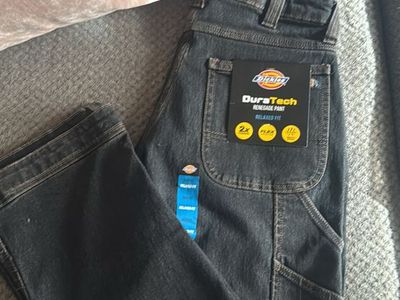 Dickies DuraTech Renegade Relaxed Fit Work Pants Black New With Tags