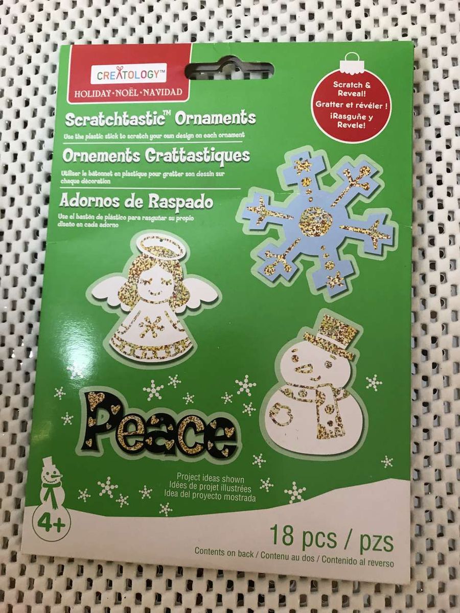 Christmas Ornaments Kits for Children and Bracelet Bead Kits, New