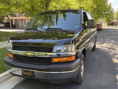 Chevrolet Express Passenger Van - Black Extended Full-Size Van
