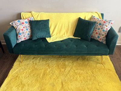 MCM style loveseat