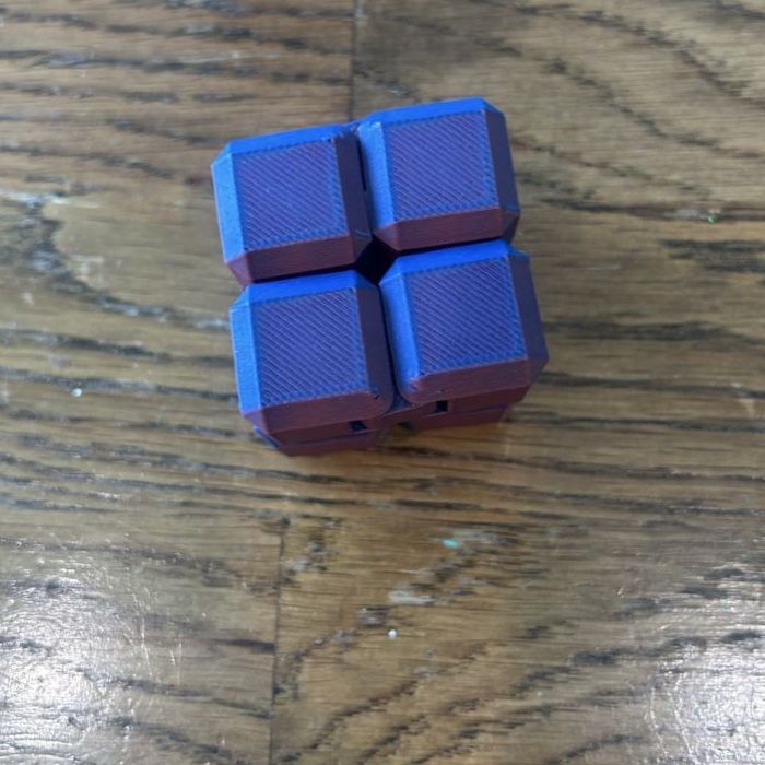 3D Printed Fidget Infinity Cube Toy