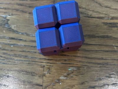 3D Printed Fidget Infinity Cube Toy