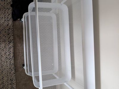 NEW-3 tier rolling utility, craft, or laundry cart