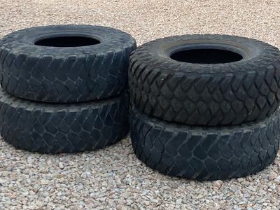 Four Used Off-Road Tires - 37x12.5x17