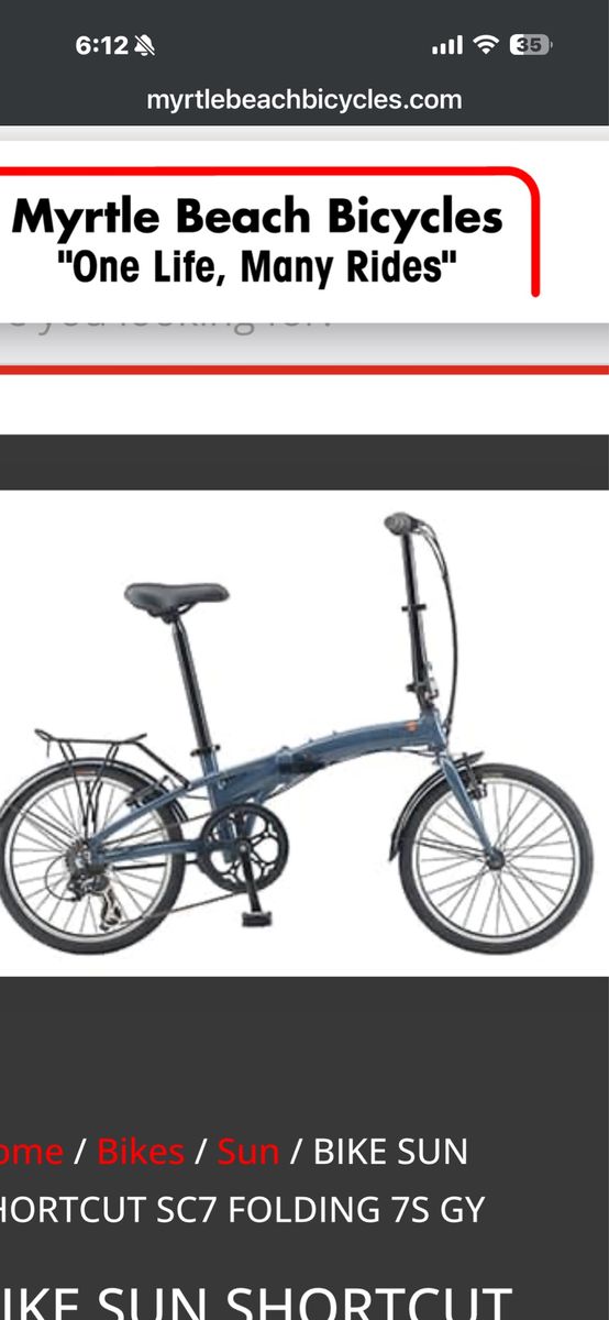 Sun Bicycles Shortcut SC7 Folding Bike