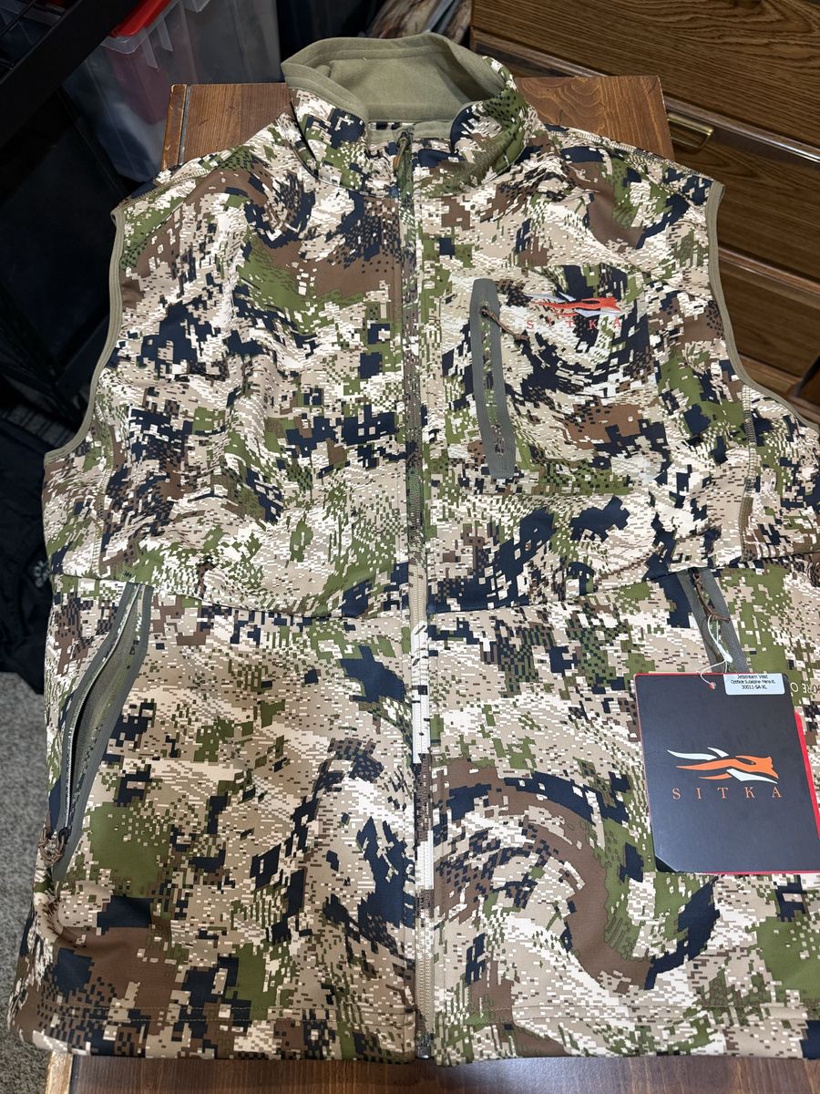 Sitka Jetstream Vest Optifade Subalpine Men's XL Camouflage Vest