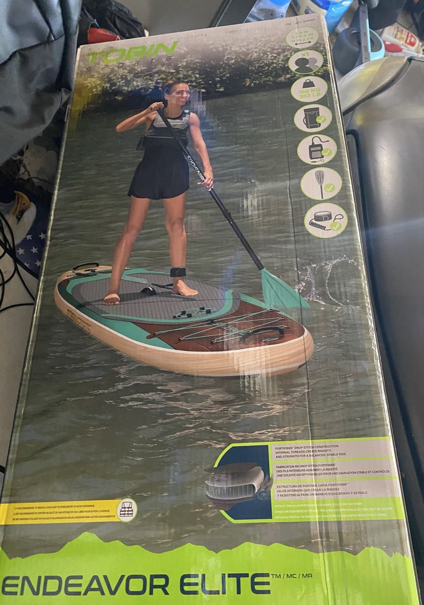 New in box Tobin Sports Endeavor Elite Inflatable Stand-Up Paddleboard