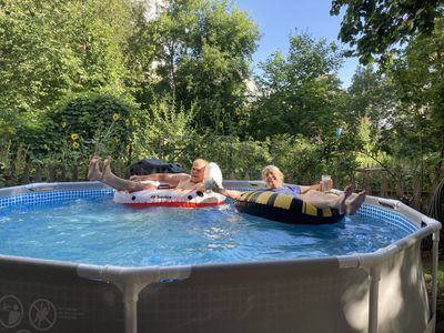Intex above ground pool, 12' D, X 2" deep