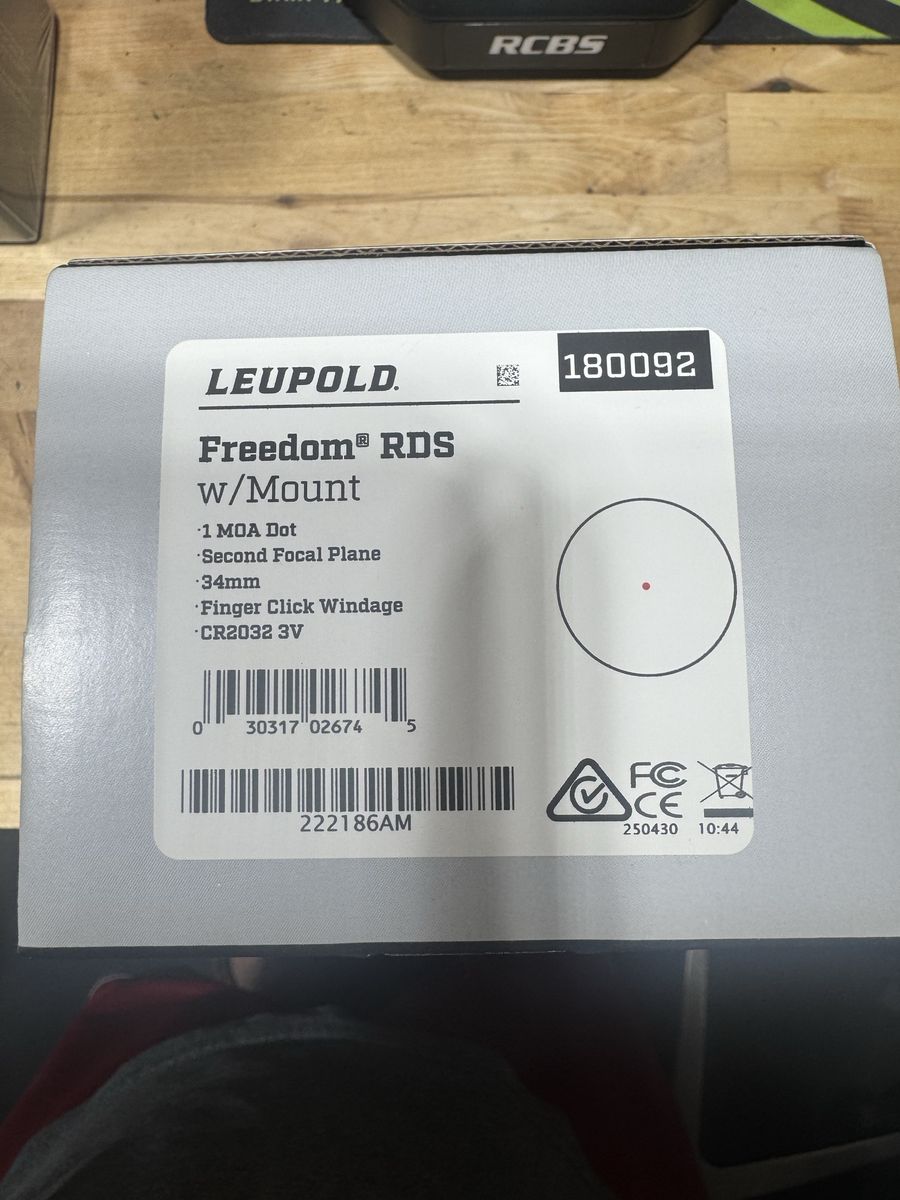 Leupold Freedom RDS 1 MOA Red Dot Sight