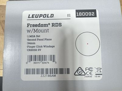 Leupold Freedom RDS 1 MOA Red Dot Sight
