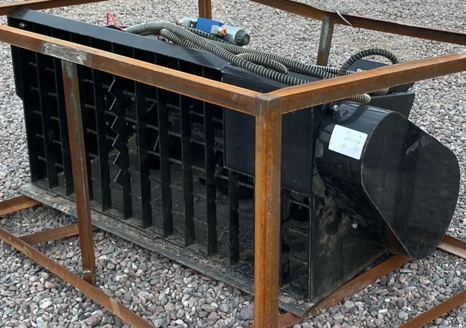 New Mower King Concrete Cement Mixer Skid Steer 53" Inch Mix n Go Attachment Model SSCM53 SSCM 53