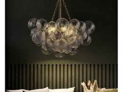 NEW Starsky Crystal Globe Chandelier - Gold Finish