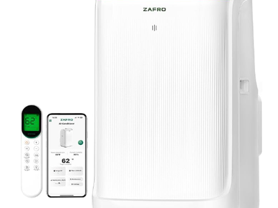 ZAFRO Smart Inverter Portable Air Conditioners, 12000 BTU (8000 BTU SACC)