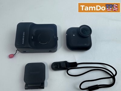 Insta360 GO Ultra Action Camera Black 4K60 Hands-Free POV Cam