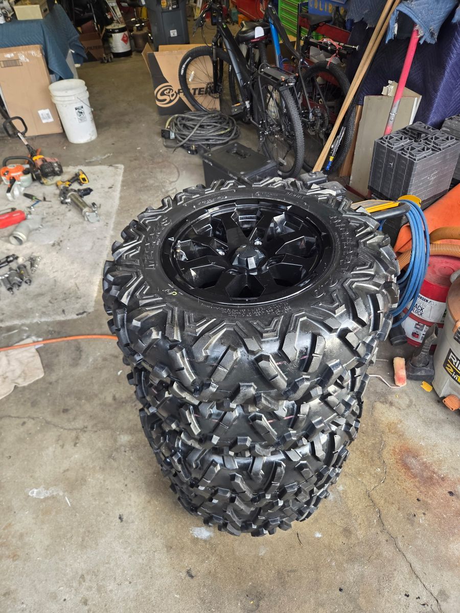 Wheels and tires off 2031 can am defender