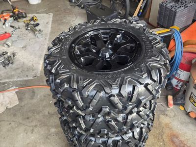 Wheels and tires off 2031 can am defender