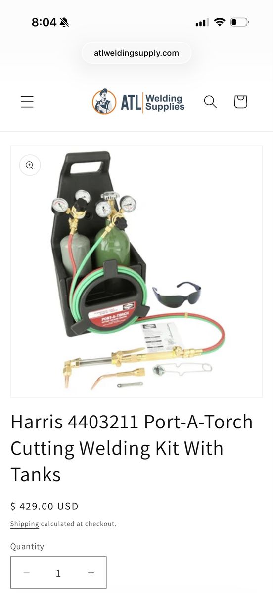 Harris port a torch with bottles