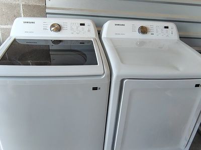 washer and dryer