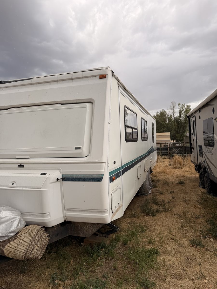 30’ Fleetwood trailer. 