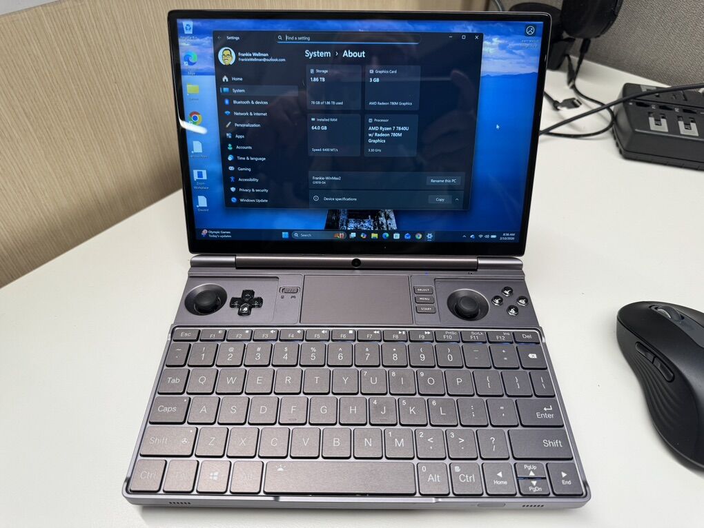 GPD Win Max 2 Mini Gaming Laptop