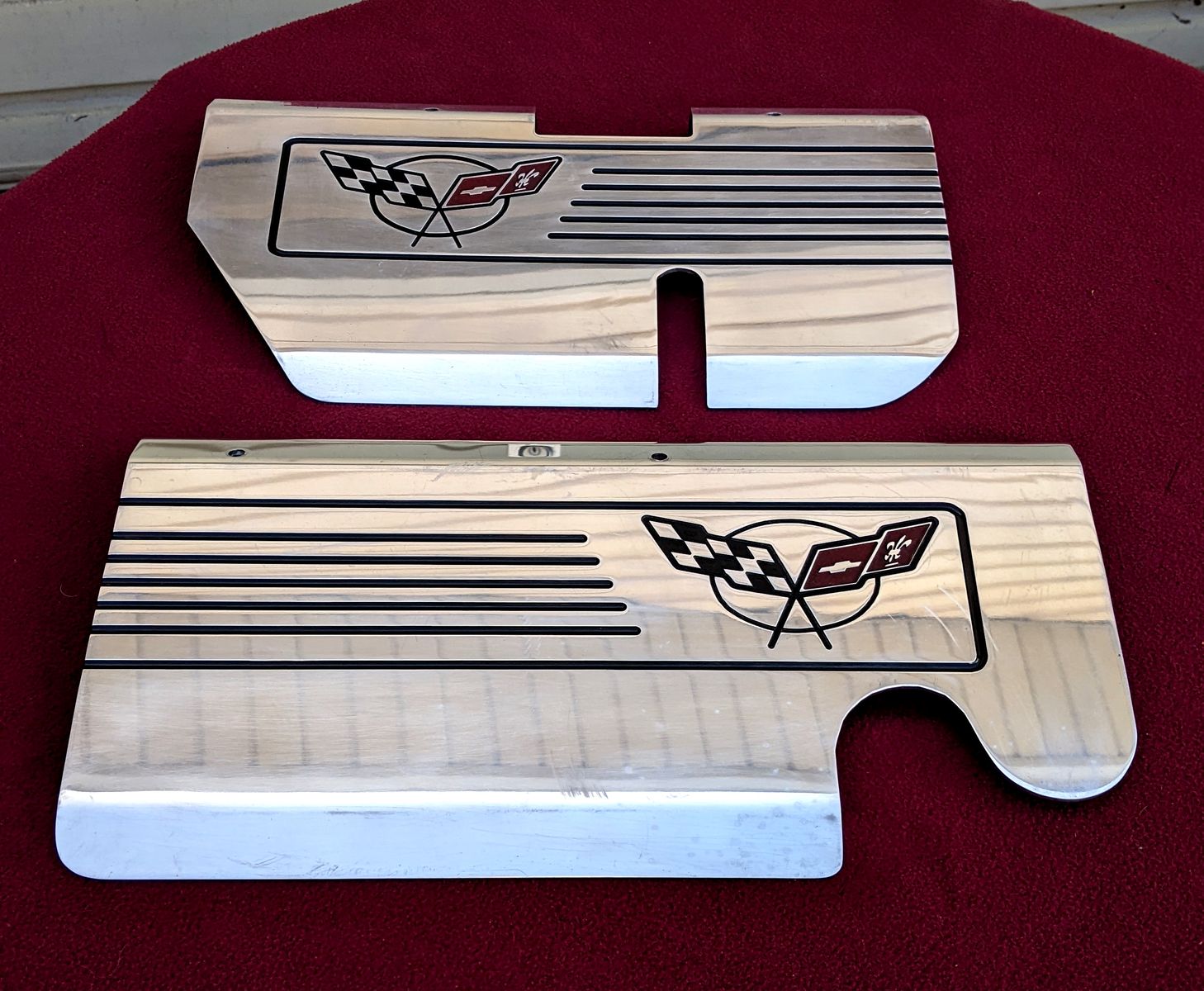 very nice 1997-2004 corvette fuel rail covers