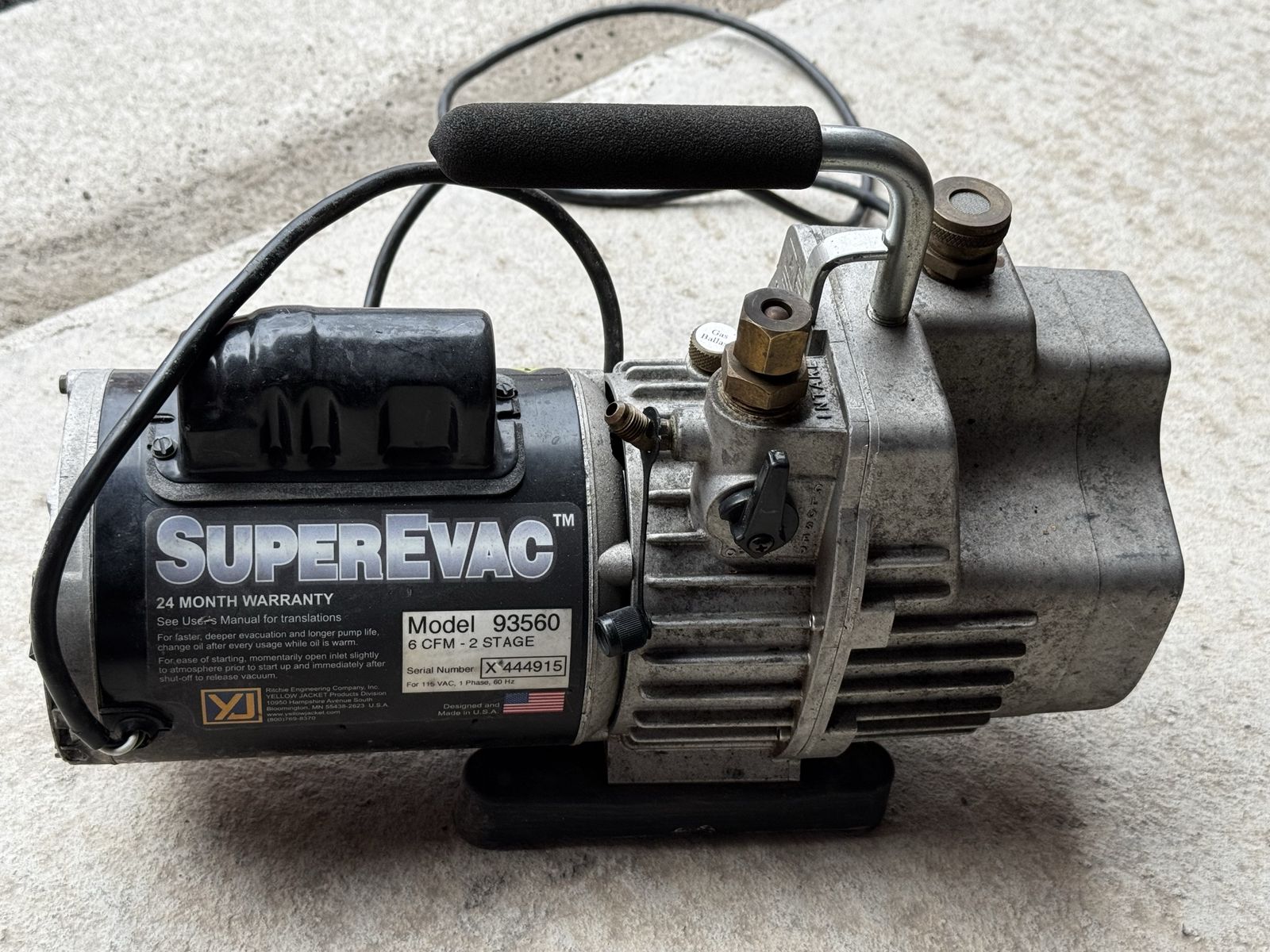 SuperEvac Yellowjacket model93560