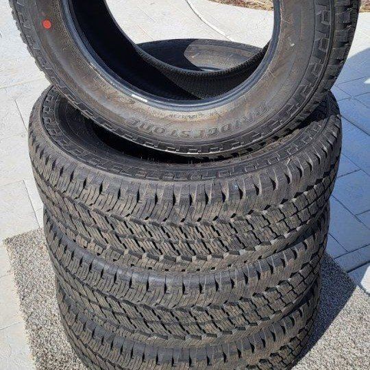 BRAND NEW LT275/65R20 BRIDGESTONE DUELER ALL TERRAIN 275 65 20 TIRES HEAVY DUTY LOAD E