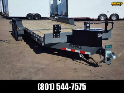 2026 Behnke 22' Tandem Tilt Equipment 20K Flatbed Trailer
