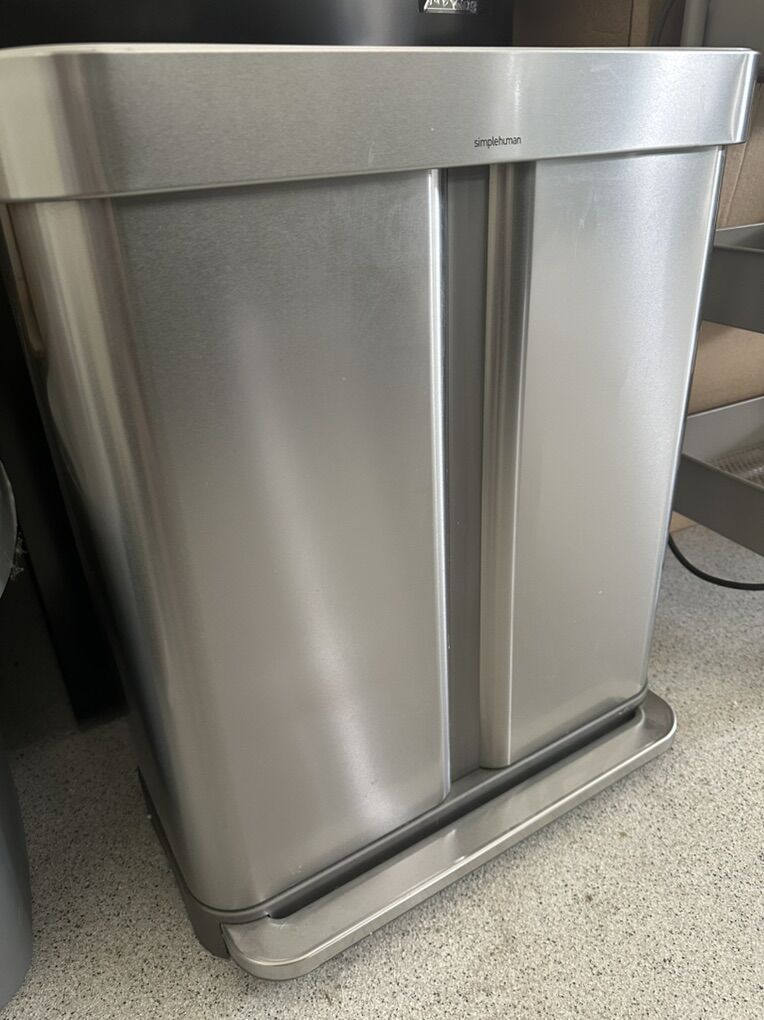 Simplehuman Dual Trash Garbage Recycling Can