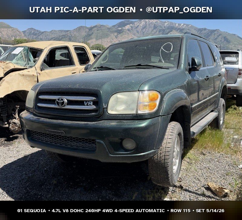2001 Toyota Sequoia Parts - UTPAP Ogden