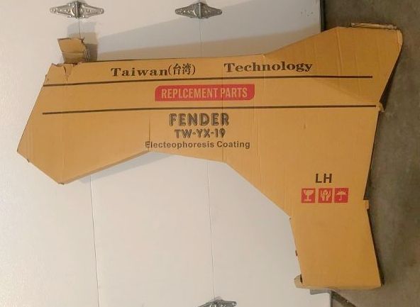2019-2023 Toyota RAV4 Primed Front Fender Driver Side - New